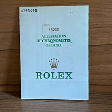 勞力士 Rolex 原廠 保修手冊 歷史價格詳細信息