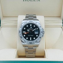 ROLEX 勞力士 216570 Explorer ll 2018/08卡 探險家二號白面橘針兩地時區 大眾當舖B104 歷史價格詳細信息