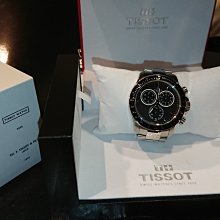天梭 TISSOT 遠東百貨公司貨保固內 付保卡 三眼 石英錶 全黑 黑武士 鋼錶帶 歷史價格詳細信息