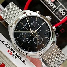 TISSOT天梭 PR100 米蘭帶三眼計時腕錶-黑x玫瑰金 41mm/T1014172306100 歷史價格詳細信息