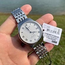 現貨TISSOT Le Locle Powermatic 80 白色錶盤 玫瑰金色配銀色不鏽鋼錶帶 男士 自動機械錶 T0064072203600 天梭腕錶 歷史價格詳細信息