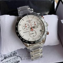 TISSOT  PRS516 CHRONOGRAPH計時運動賽車錶-T1316171104200/藍x鋼帶款 歷史價格詳細信息