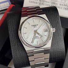 TISSOT PRX Powermatic80 綠色錶盤 銀色不鏽鋼錶帶 男士 自動機械錶 T1374071109100 天梭腕錶 歷史價格詳細信息