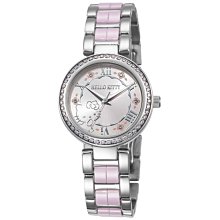 【HELLO KITTY】凱蒂貓俏皮眨眼晶鑽手錶 (黃 LK691LWYA-S) 歷史價格詳細信息