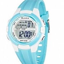 【 幸福媽咪 】 JAGA捷卡 公司貨 防水多功能運動電子錶 M969-AE(黑藍) 歷史價格詳細信息