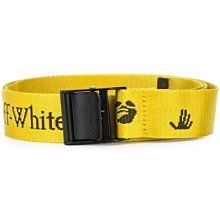 Off White 緹花徽標工業皮帶 歷史價格詳細信息