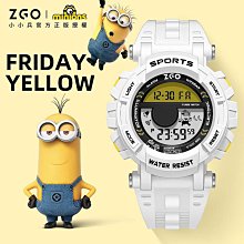 電子錶 手錶 正港ZGO手表女 ins運動防水夜光學院風 初高中學生女孩女童電子表 歷史價格詳細信息