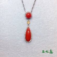 阿卡紅珊瑚胸針 墜子 兩用 歷史價格詳細信息