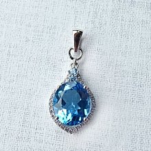 ☆采鑫天然寶石☆ **傾心** 頂級天然拓帕石/托帕石(Topaz)裸石~瑞士藍Swiss Blue~7.6ct 歷史價格詳細信息