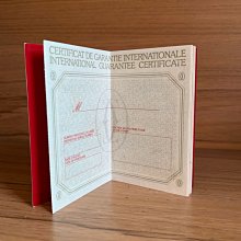卡地亞原廠（手表盒．保單說明書）一組 歷史價格詳細信息
