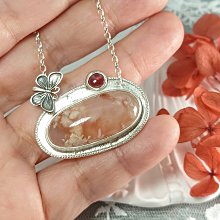 【善觀手作精品】耳環 澳洲玉 晶柱 綠玉髓 925銀飾 愛心 寶石 設計 手工 手創 飾品 首飾 歷史價格詳細信息