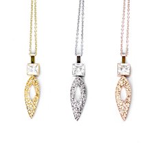 Anna Lou OF LONDON 倫敦品牌 hammered diamond 方鑽長項鍊 金色 銀色 玫瑰金項鍊 價格比較,價格查詢,歷史價格詳細信息