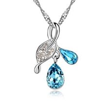 項鍊 925純銀 水晶墜飾-可愛蝴蝶結母親節情人節禮物銀飾 女飾品5色73aj437[獨家進口][巴黎精品] 歷史價格詳細信息