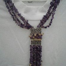三十年珍藏出清T3356# 未戴過天然紫水晶葡萄中國結項鍊2800出清in 歷史價格詳細信息