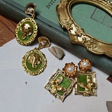 貝瑪定制中古復刻版琉璃拜師鍍真金宮廷風歐美耳釘耳夾~特價#促銷 #現貨 歷史價格詳細信息