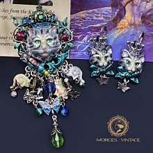 Vintage復古董首飾kirks folly夢幻玻璃浮雕甜美睡夢天~特價#促銷 #現貨 歷史價格詳細信息