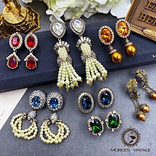 [Vintage古董首飾] - 民族風彩色滿鑽大寶石戒指(貨號:056707) 歷史價格詳細信息