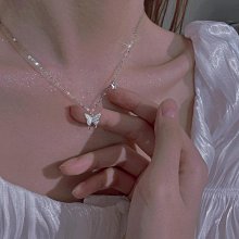 999純銀項鏈女輕奢小眾雙魚高級感ins冷淡風2024年新款潮鎖骨鏈 歷史價格詳細信息