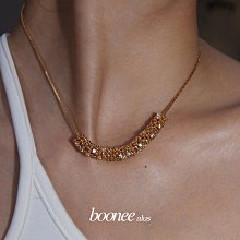 Boonee alus原創小眾復古編織寶石項鏈配毛衣的高級感中古毛衣鍊 歷史價格詳細信息