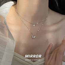 999純銀蝴蝶結項鏈女輕奢小眾2023年新款爆款520情人節禮物送女友 歷史價格詳細信息