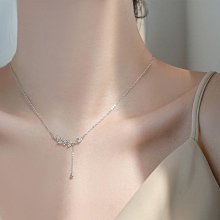 999純銀麥穗鎖骨項鏈女生秋冬輕奢小眾設計高級感款生日禮物送友 歷史價格詳細信息