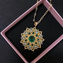 美奧莎手作飾《 項鍊 》 020   捷克水晶手作串珠/限量發售/生日禮物/交換禮物 歷史價格詳細信息