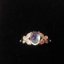 ❀甜心棧❀純銀蝴蝶月光石戒指 #出清雜物# 價格比較,價格查詢,歷史價格詳細信息