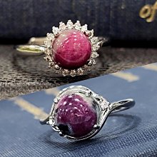 英國帶回英國HARRODS天然紅寶石戒指手指復古活口戒托純銀戒指 歷史價格詳細信息