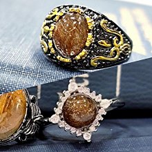 英國帶回英國HARRODS天然金草莓晶紅紋石士多啤梨水晶純銀戒指 歷史價格詳細信息