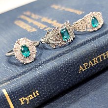 英國帶回英國Harrods自然主義天然莫多裏克石榴石粉色綠色碧璽戒指女s925銀鑲嵌復古戒指鏤空開口款活口可調節戒圈 歷史價格詳細信息