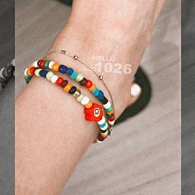 彩色笑臉腳鍊女2023新款潮18k金高級感足鏈夏性感加長鈦鋼不掉色選免運 歷史價格詳細信息