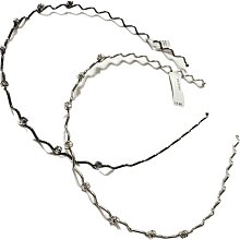 銀色金屬波浪發裌小眾設計劉海裌高級感不規則發卡 ins側邊裌發飾 歷史價格詳細信息