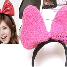 大蝴蝶結桃紅髮圈-國內沒賣的-歐美款 歷史價格詳細信息