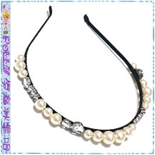 ☆POLLY媽☆歐美進口珍珠花芯淡金色花朵鏈條髮帶 歷史價格詳細信息