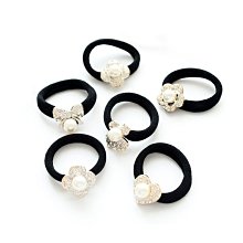 韓國基礎柔軟無接縫髮圈高彈力橡橡皮筋髮繩百搭皮筋女扎頭髮圈 歷史價格詳細信息