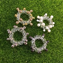 髮圈 髮束 珠珠髮飾 彈性髮圈 髮繩 橡皮筋 髮帶 素色 金珠髮圈花環頭紗長款 森系藤條【C-663】玫紅色小玫瑰花髮夾 歷史價格詳細信息