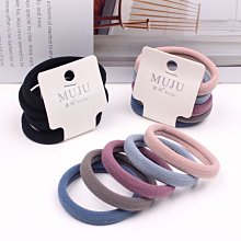 黑色無接縫髮圈高彈力扎頭髮繩韓版扎馬尾皮筋女大人無痕髮圈 歷史價格詳細信息