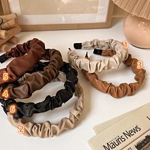 褶皺髮箍韓國緞面高級感布藝髮夾簡約氣質高顱頂髮箍減齡百搭髮箍 歷史價格詳細信息