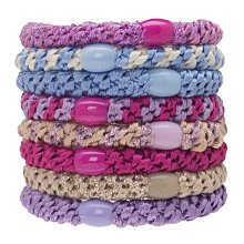 L. ERICKSON美國品牌 彈力髮圈/綁頭髮 粗版8入組/加粗版5入組(多款可選) 歷史價格詳細信息