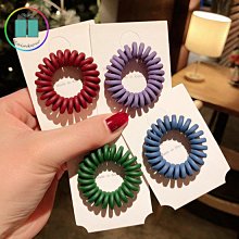 髮圈 電話線髮圈 髮束 髮飾 彈性髮圈 高彈力 韓版 髮繩 紮頭髮 橡皮筋 莫蘭迪 電話線髮圈 生活職人【P455】 歷史價格詳細信息