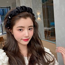 法式復古珍珠髮箍女麻花辮高顱頂壓發頭箍2023新款簡約高級感發飾 歷史價格詳細信息