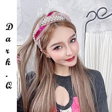 Dark.Q WB 珍珠空頂草帽原創春夏重工小香風釘珠遮陽帽度假草帽織帶優雅拉菲草空頂鴨舌帽寬檐草帽 歷史價格詳細信息