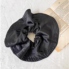 黑色大髮圈韓國網紅法式復古扎頭髮橡皮筋髮圈春季小眾髮飾女 歷史價格詳細信息