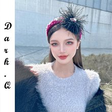 Dark.Q WB 珍珠空頂草帽原創春夏重工小香風釘珠遮陽帽度假草帽織帶優雅拉菲草空頂鴨舌帽寬檐草帽 歷史價格詳細信息