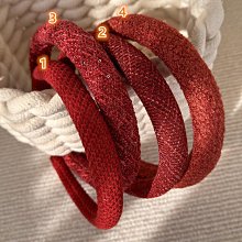 {朵朵韓飾} C2443 韓國直送(正韓)-氣質甜美紅色PU皮質髮箍 歷史價格詳細信息