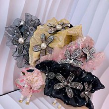 褶皺發箍寬邊發卡日韓布藝頭箍純色約洋氣發窟法式髮捆髮飾 歷史價格詳細信息