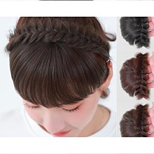 瀏海假髮女髮箍瀏海一體假髮片真髮遮白髮頭頂補發片女齊瀏海假髮 歷史價格詳細信息