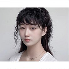髮箍瀏海假髮一體真髮遮白髮頭頂補發片碎齊瀏海自然無痕真人髮絲 歷史價格詳細信息