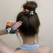 髮圈女扎馬尾高彈力髮圈耐用簡約ins氣質扎頭髮皮筋加粗無痕髮圈 歷史價格詳細信息