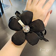 布藝花朵髮圈女韓國進口髮飾頭飾時尚髮夾髮圈扎發頭繩橡皮筋頭花 歷史價格詳細信息